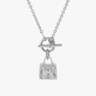 Zircon Embeded Mini Bag Pendant