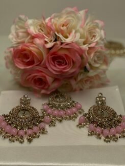 Pink Tikka with Danglers